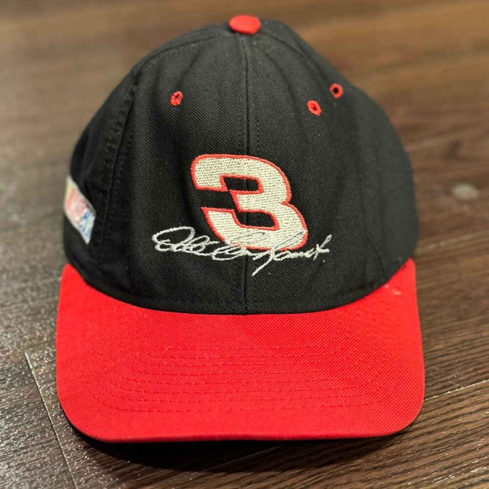 Vintage Nutmeg Dale Earnhardt Snapback Hat 3 Made In USA
